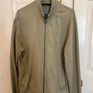 Psycho Bunny Olive Zip-Up Jacket/ sweatshirt